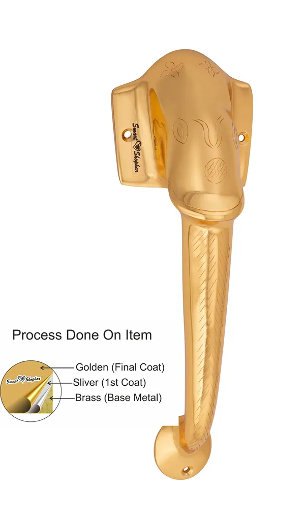 Pull_handle_Elephant_Brass_Gold