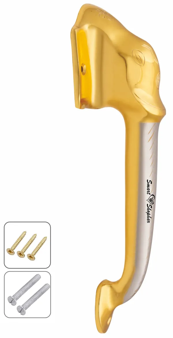 Pull_handle_Elephant_Brass_Gold_Silver