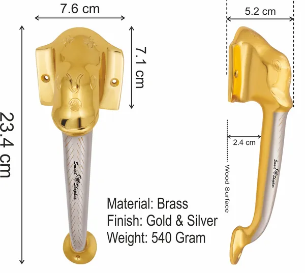 Pull_handle_Elephant_Brass_Gold_Silver