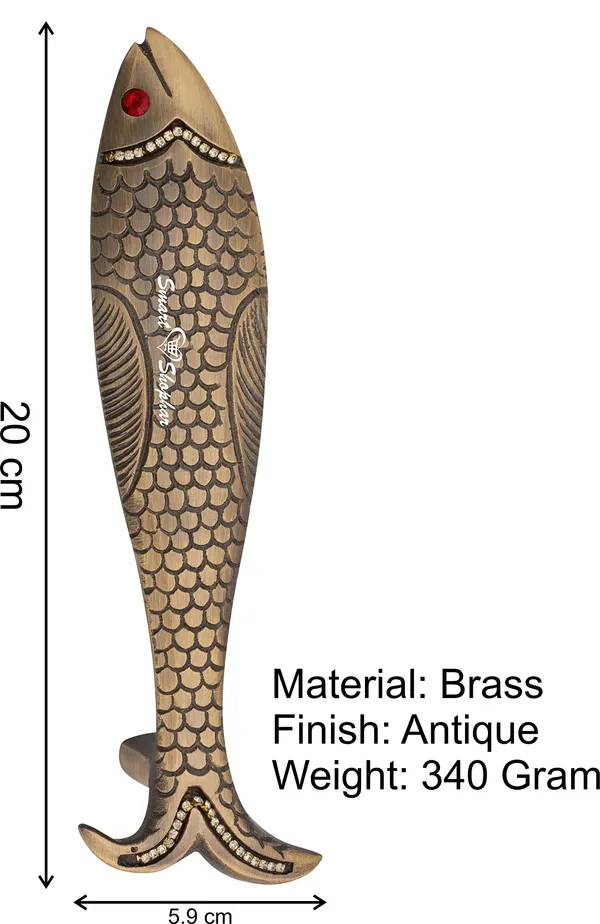 Pull_Handle_Fish_Brass_Antique