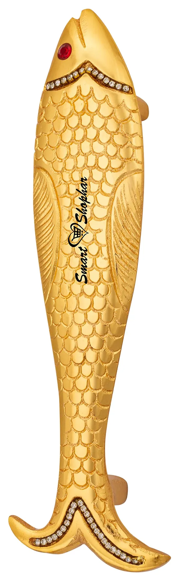 Pull_Handle_Fish_Brass_Gold