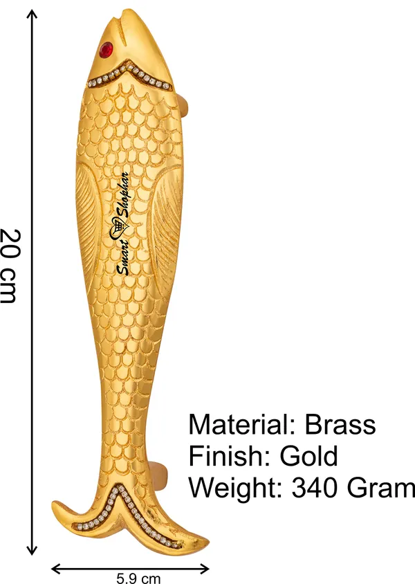 Pull_Handle_Fish_Brass_Gold