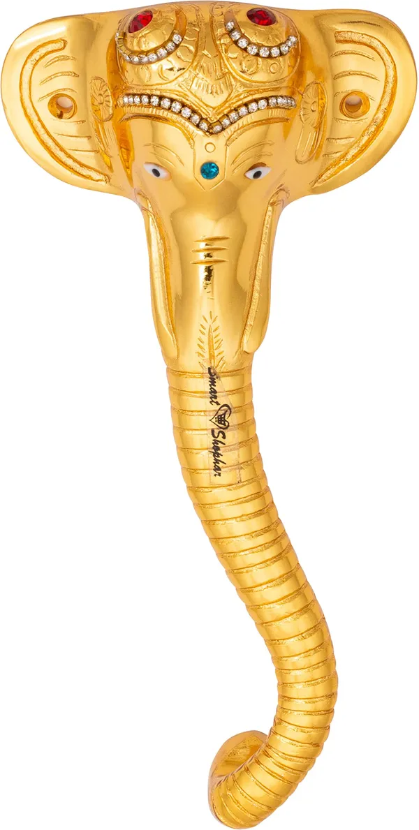 Pull_Handle_Ganesha_Muktidaya_Brass_Gold