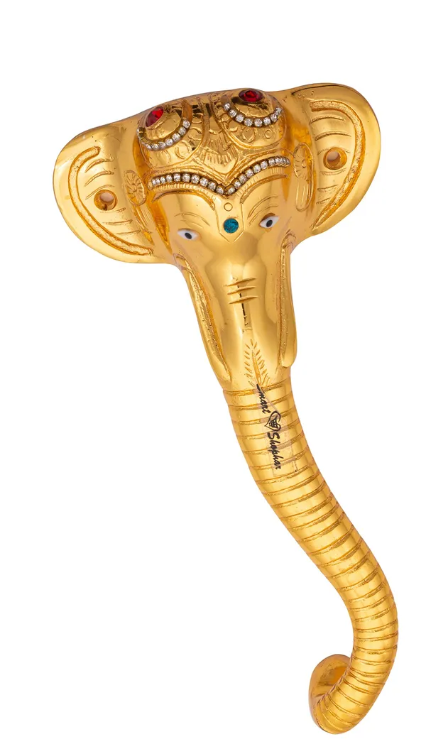 Pull_Handle_Ganesha_Muktidaya_Brass_Gold