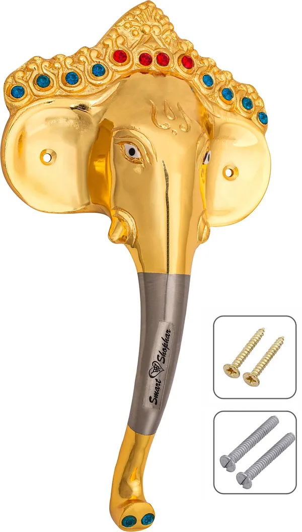 Pull_Handle_Royal_Ganesha_Brass_Gold_Silver
