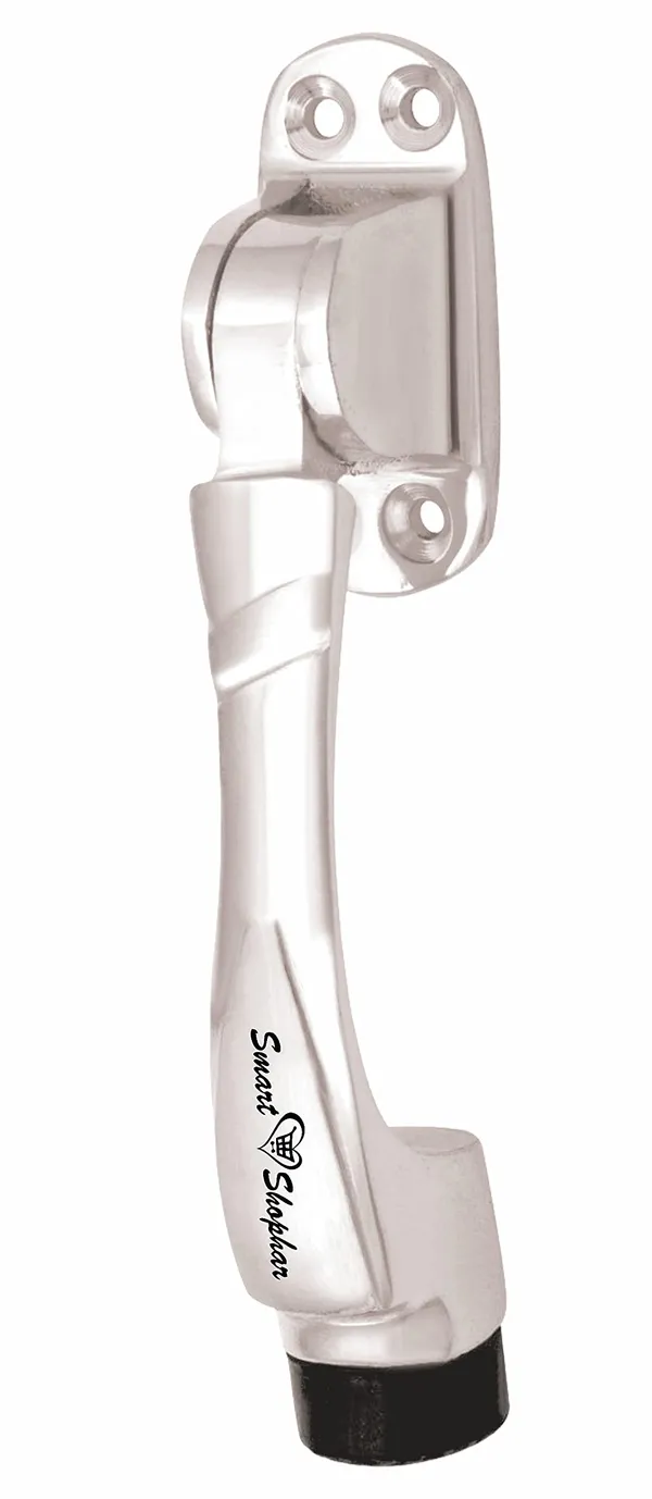 Brass_Boxy_Door_Stopper_5_Inches,_Nickel_Silver,_Pack_of_1_/_Door_Mounted_with_Rubber_Tip_Bottom_for_Home,_Office,_Bathroom_/_Slip-Resistant_for_Tiles,_Carpet,_Wood_or_Laminated_Floors