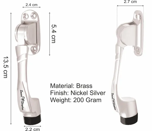 Brass_Boxy_Door_Stopper_5_Inches,_Nickel_Silver,_Pack_of_1_/_Door_Mounted_with_Rubber_Tip_Bottom_for_Home,_Office,_Bathroom_/_Slip-Resistant_for_Tiles,_Carpet,_Wood_or_Laminated_Floors