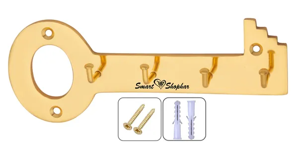 Wall_Hook_Keys_Brass_Gold