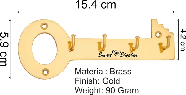Wall_Hook_Keys_Brass_Gold