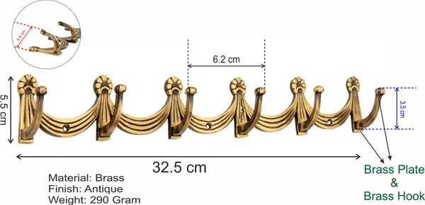 Wall_Hook_Rajwadi_Brass_Antique