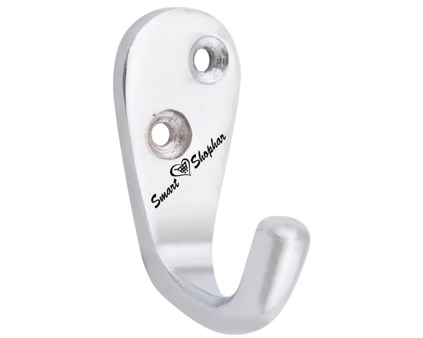 Wall_hook_Single_Jack(J)_Aluminium_Alloys_Silver_Pack_of_1