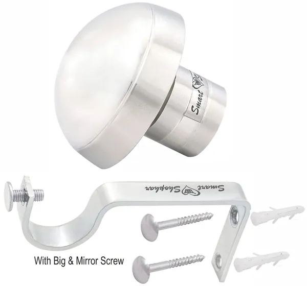 Curtain_Bracket_Lucia_Stainless_steel_Silver