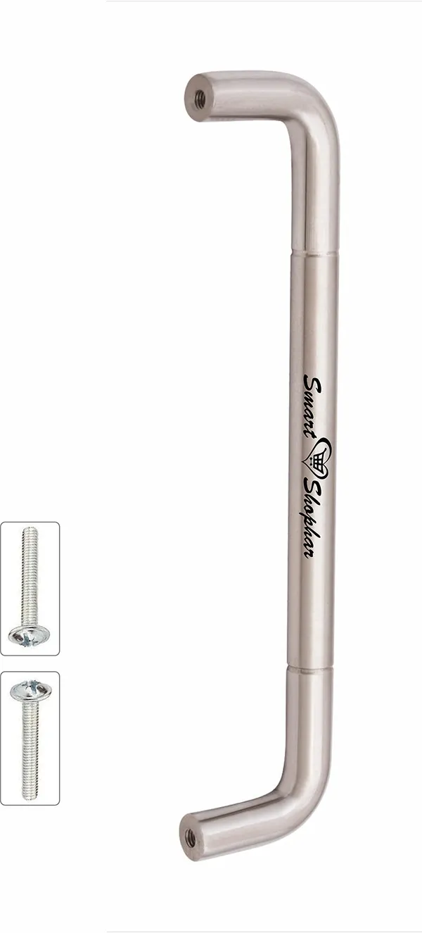 Cabinet_Handle_Black_Berry_Stainless_Steel_Silver_Pack_of_1