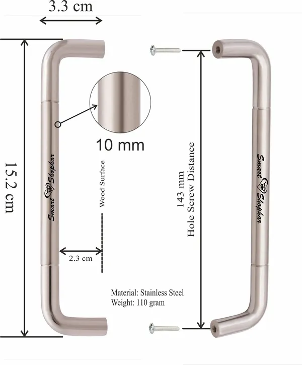 Cabinet_Handle_Black_Berry_Stainless_Steel_Silver_Pack_of_1