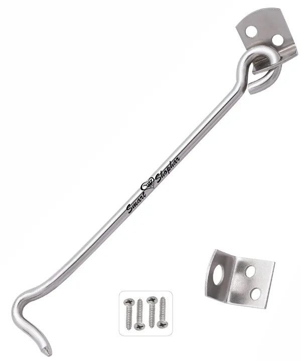 Gate_Hook_Round_Stainless_steel_Silver_Pack_of_1