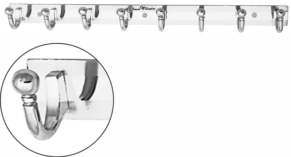 Wall_Hook_Ego_Stainless_steel_and_Aluminium_Alloys_Silver