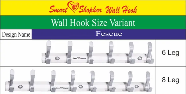 (Pack_of_2)_Wall_Hook_Fescue_Stainless_steel_and_Aluminium_Alloys_Silver