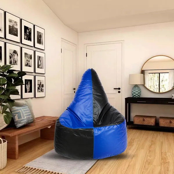 Black_And_Blue_Chair_Bean_Bag_Cover_Without_Beans