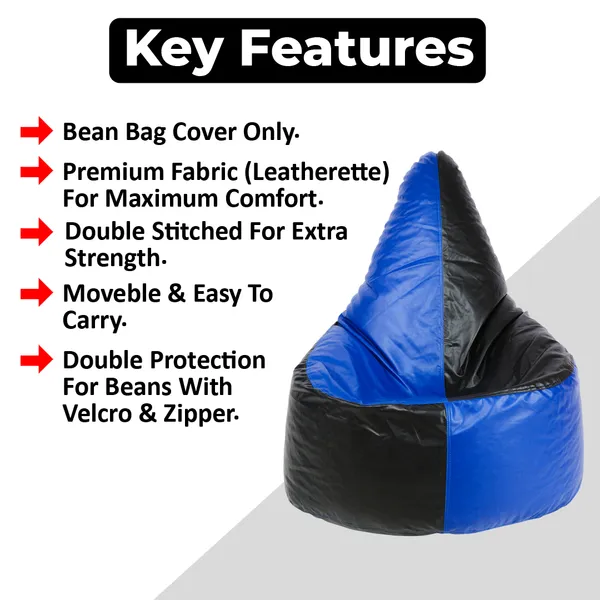 Black_And_Blue_Chair_Bean_Bag_Cover_Without_Beans