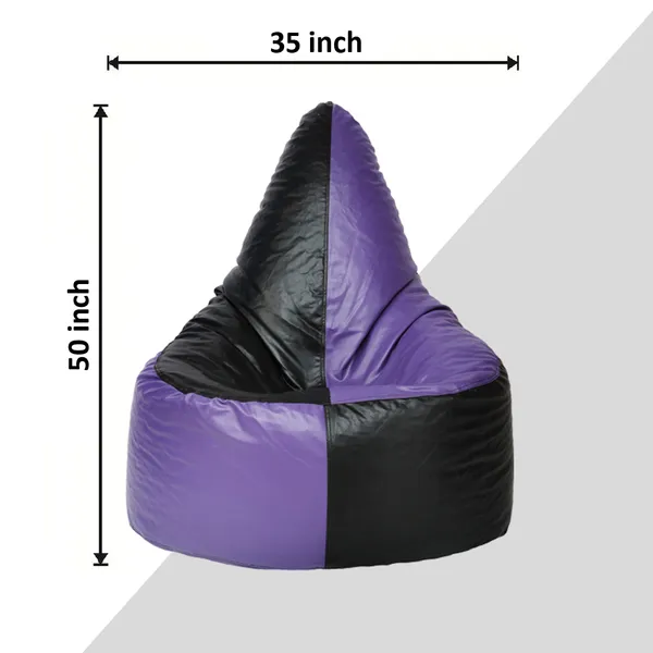 Black_And_Purple_Chair_Bean_Bag_Cover_Without_Beans