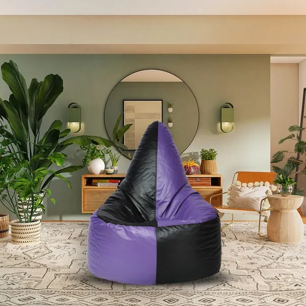 Black_And_Purple_Chair_Bean_Bag_Cover_Without_Beans
