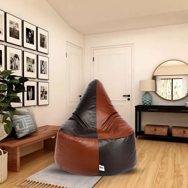 Brown_And_Tan_Chair_Bean_Bag_Cover_Without_Beans