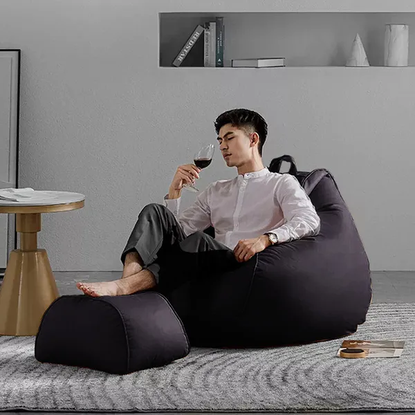 Black_Tear_Drop_Bean_Bag_Cover_Without_Beans