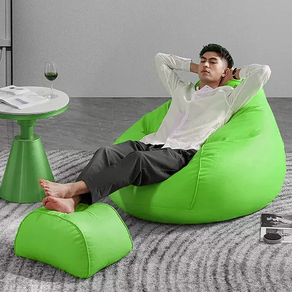 Green_Tear_Drop_Bean_Bag_Cover_Without_Beans