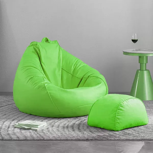 Green_Tear_Drop_Bean_Bag_Cover_Without_Beans