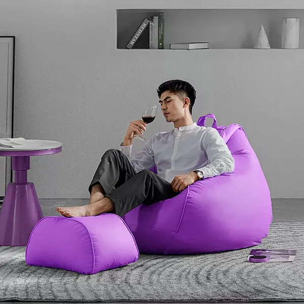 Purple_Tear_Drop_Bean_Bag_Cover_Without_Beans