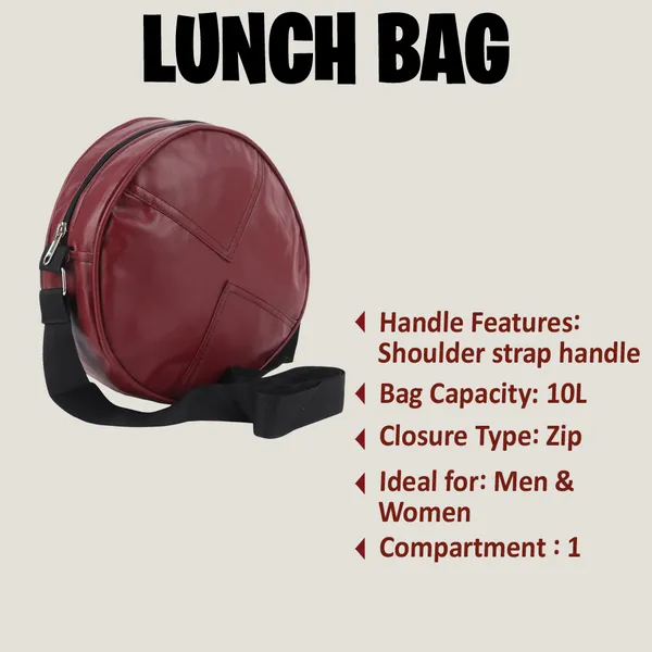 Maroon_Lunch_Bag_For_Office