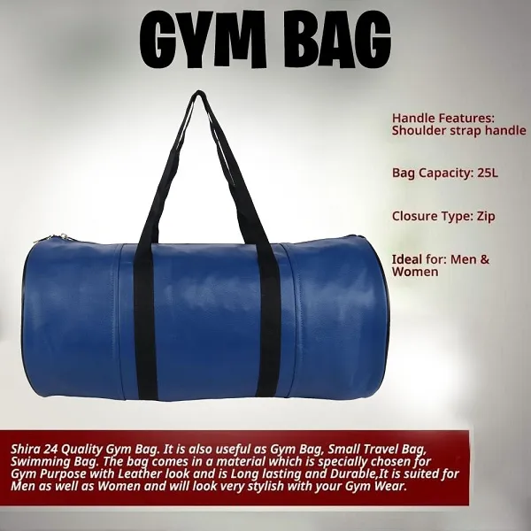 Blue_Synthetic_Leather_Gym_Bag_With_Shoulder_Strap