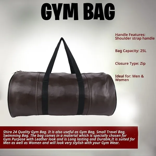 Brown_Synthetic_Leather_Gym_Bag_With_Shoulder_Strap