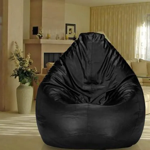 Black_Tear_Drop_Bean_Bag_Cover_Without_Beans