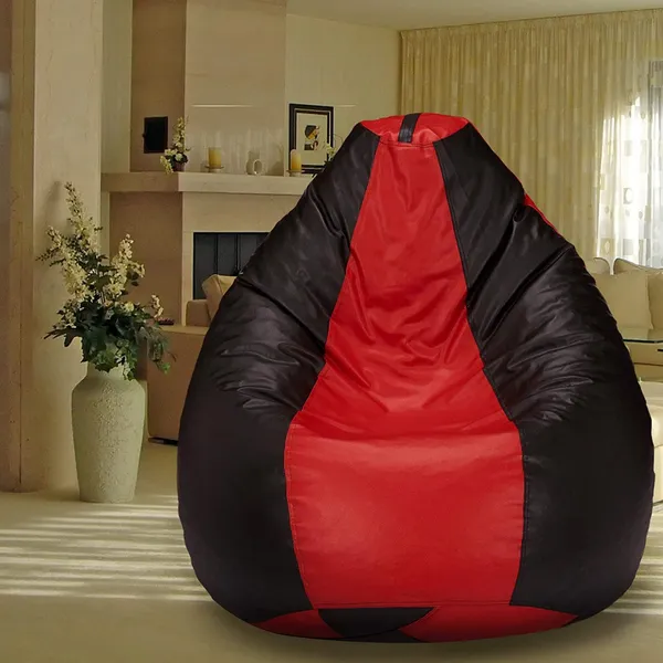 Black_And_Red_Tear_Drop_Bean_Bag_Cover_Without_Beans