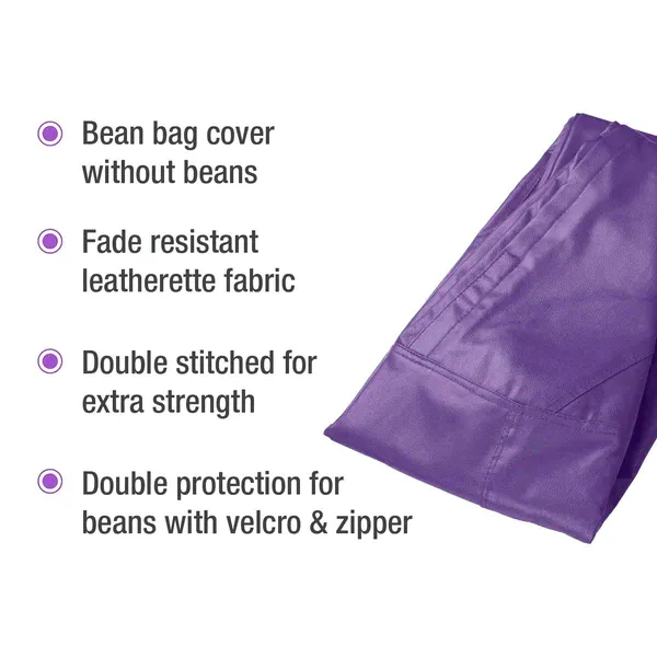 Purple_Tear_Drop_Bean_Bag_Cover_Without_Beans