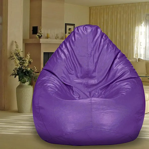 Purple_Tear_Drop_Bean_Bag_Cover_Without_Beans
