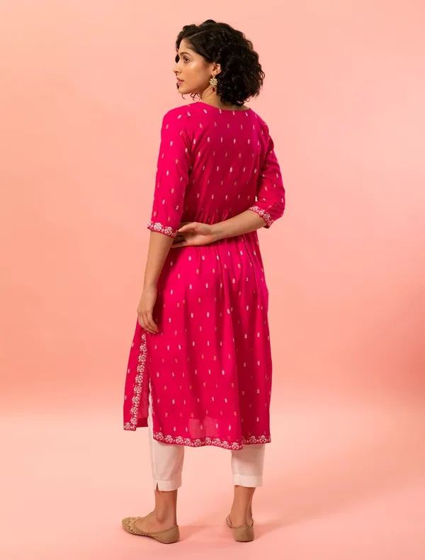 Maroon_Printed_Ethnic_Dress_Kurta_For_Women