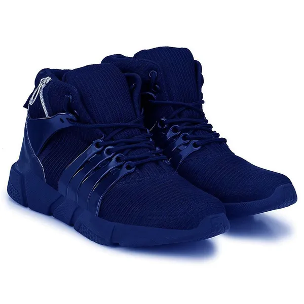 Navy_Blue_Mesh_And_Airmix_Lace_Ups_Sports_Shoes_For_Men