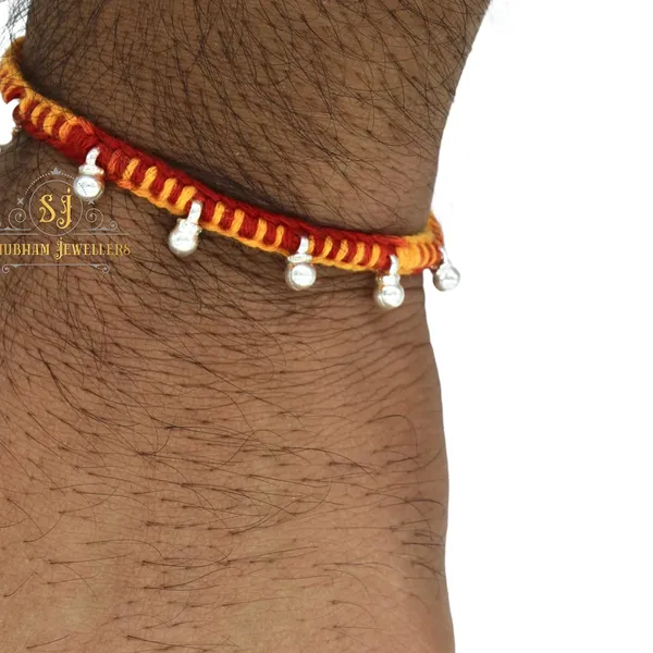 Silver_Pure_925_Sterling_Rakhi_For_Brother_Raksha_Bandhan_With_Pure_Cotton_Thread_For_Men,_Boys,_Rakhis_By_Ghunghru