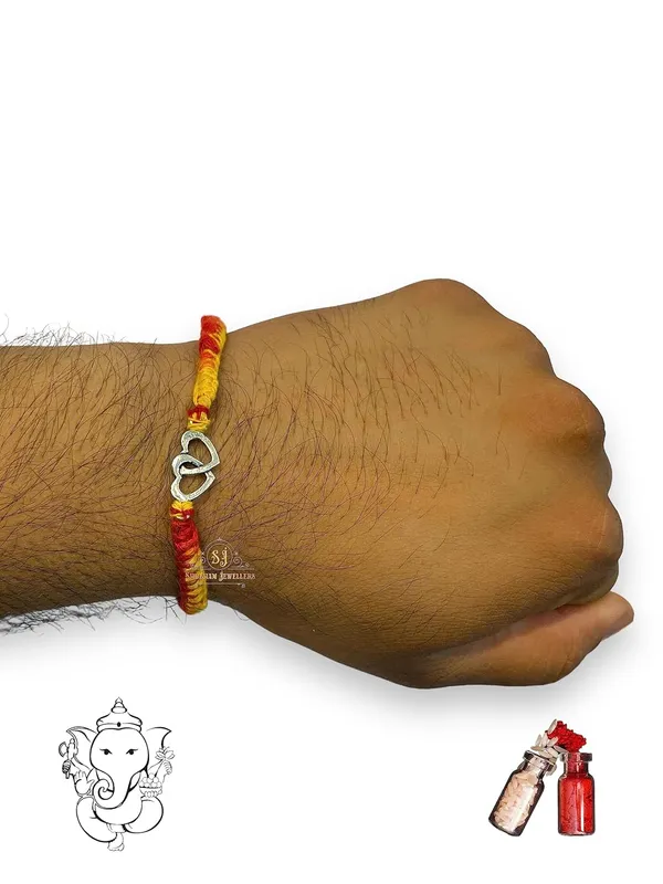 Silver_Pure_925_Sterling_Rakhi_For_Brother_Raksha_Bandhan_With_Pure_Cotton_Thread_For_Men,_Boys,_Rakhis_Grn-1