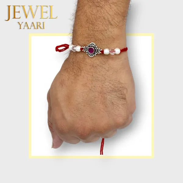 Silver_Pure_925_Sterling_Rakhi_For_Brother_Raksha_Bandhan_With_Pure_Cotton_Thread_For_Men,_Boys,_Rakhis