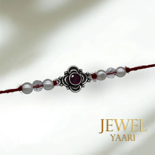 Silver_Pure_925_Sterling_Rakhi_For_Brother_Raksha_Bandhan_With_Pure_Cotton_Thread_For_Men,_Boys,_Rakhis