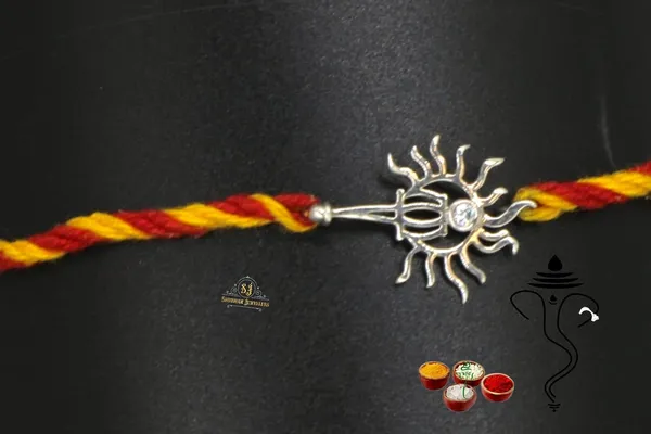 Silver_Pure_925_Sterling_Rakhi_For_Brother_Raksha_Bandhan_With_Pure_Cotton_Thread_For_Men,_Boys,_Rakhis_Shankh