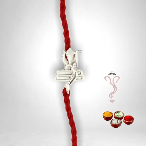 Silver_Pure_925_Sterling_Rakhi_For_Brother_Raksha_Bandhan_With_Pure_Cotton_Thread_For_Men,_Boys,_Rakhis_Shiva