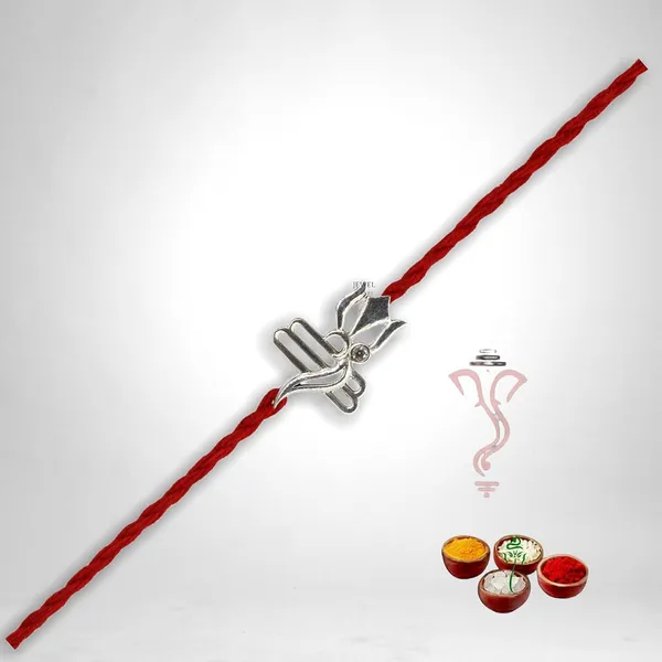 Silver_Pure_925_Sterling_Rakhi_For_Brother_Raksha_Bandhan_With_Pure_Cotton_Thread_For_Men,_Boys,_Rakhis_Shiva