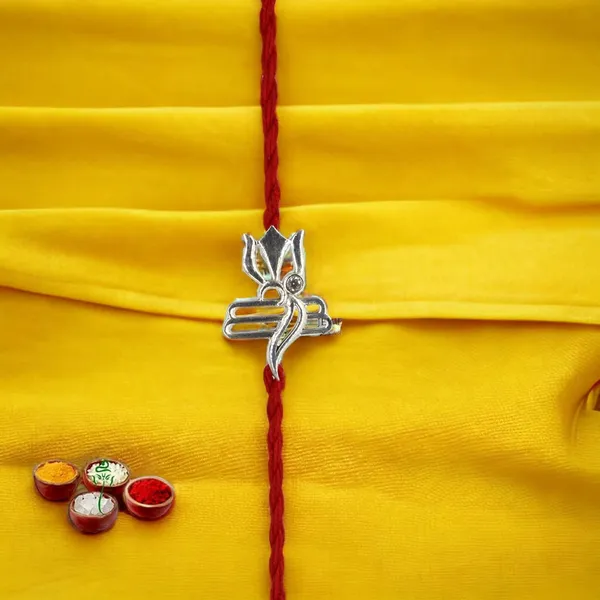 Silver_Pure_925_Sterling_Rakhi_For_Brother_Raksha_Bandhan_With_Pure_Cotton_Thread_For_Men,_Boys,_Rakhis_Shiva