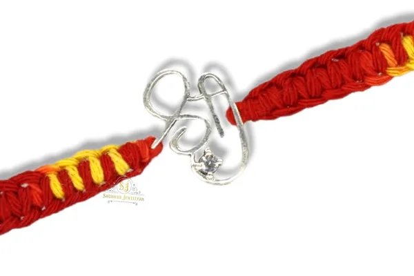 Silver_Pure_925_Sterling_Rakhi_For_Brother_Raksha_Bandhan_With_Pure_Cotton_Thread_For_Men,_Boys,_Rakhis_Shreefba