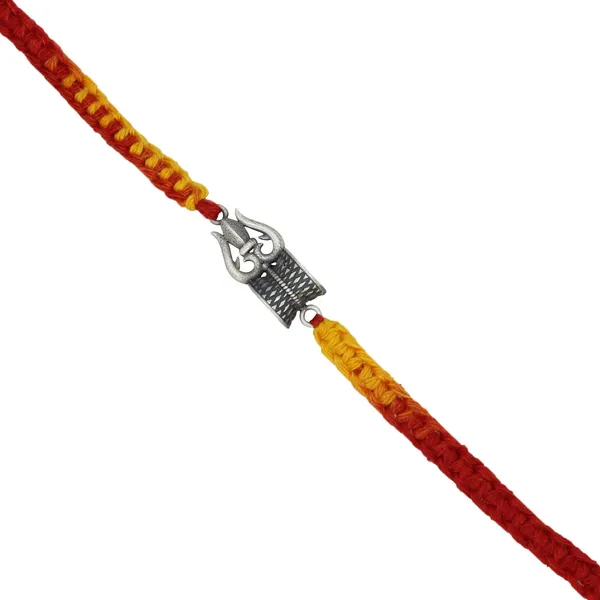 Silver_Pure_925_Sterling_Rakhi_For_Brother_Raksha_Bandhan_With_Pure_Cotton_Thread_For_Men,_Boys,_Rakhis_By_Trishool_Damru