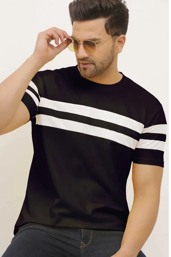 Polo_type_round_nack_T-shirt